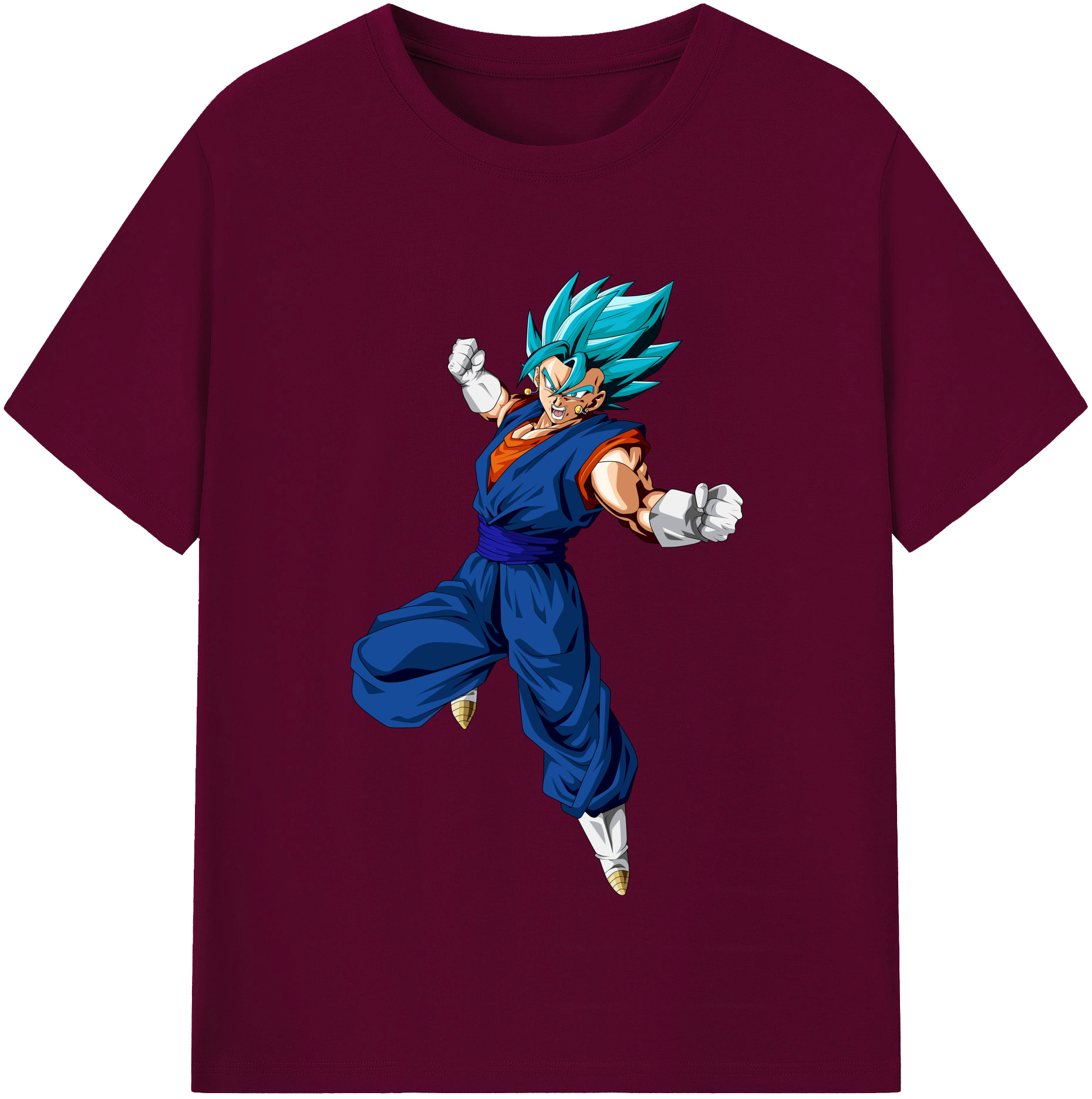 （画像用） ドラゴンボール ベジット DRAGON BALL Vegetto レディースカジュアルプリントTシャツ（綿100％）